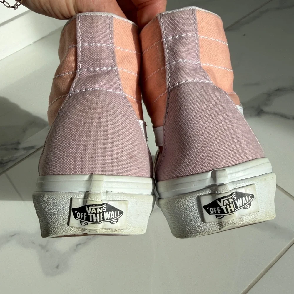Vans Sk8-Hi Tapered Pastel Block Lace Up Shoes High Top Sneakers Women’s Size 7